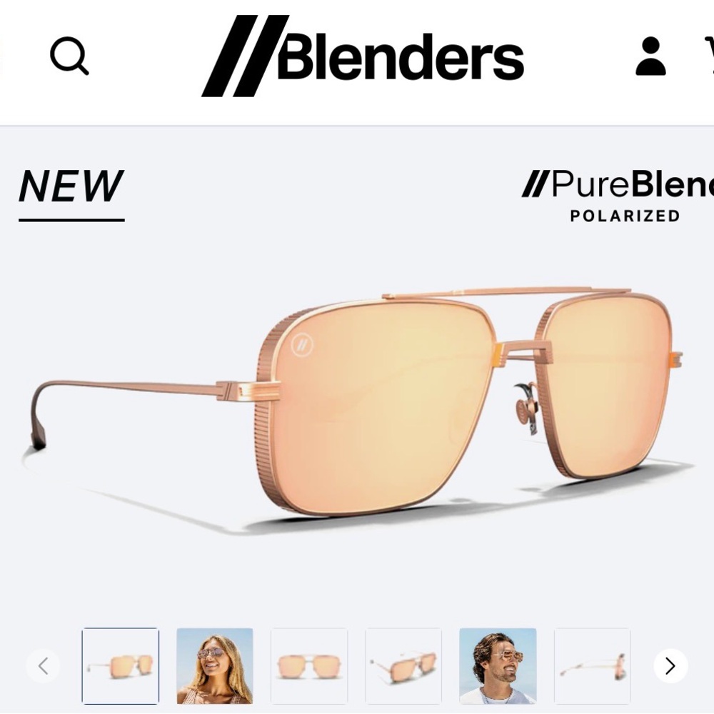 Blenders Phoenix Champagne Sunglasses